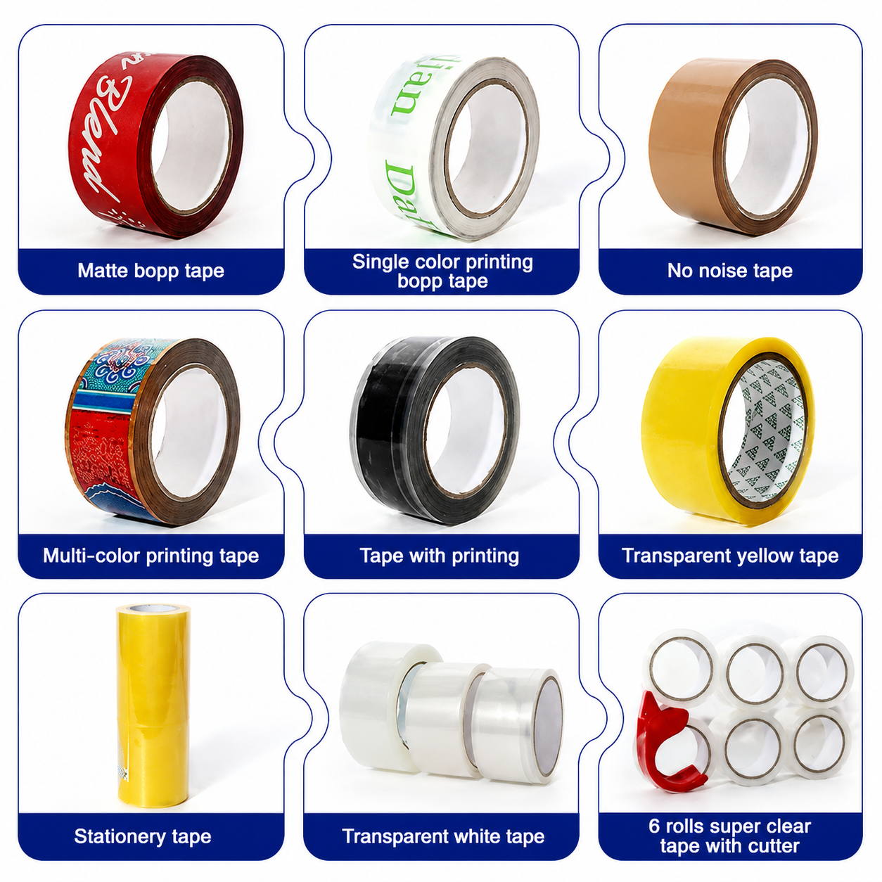 Best Printed BOPP Tape Manufacturers in Pune,  Maharashtra - ISO Certified Supplier  by RG Polyplast Pvt. Ltd.